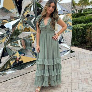 ASTR the Label Tiara Ruffle Maxi Dress